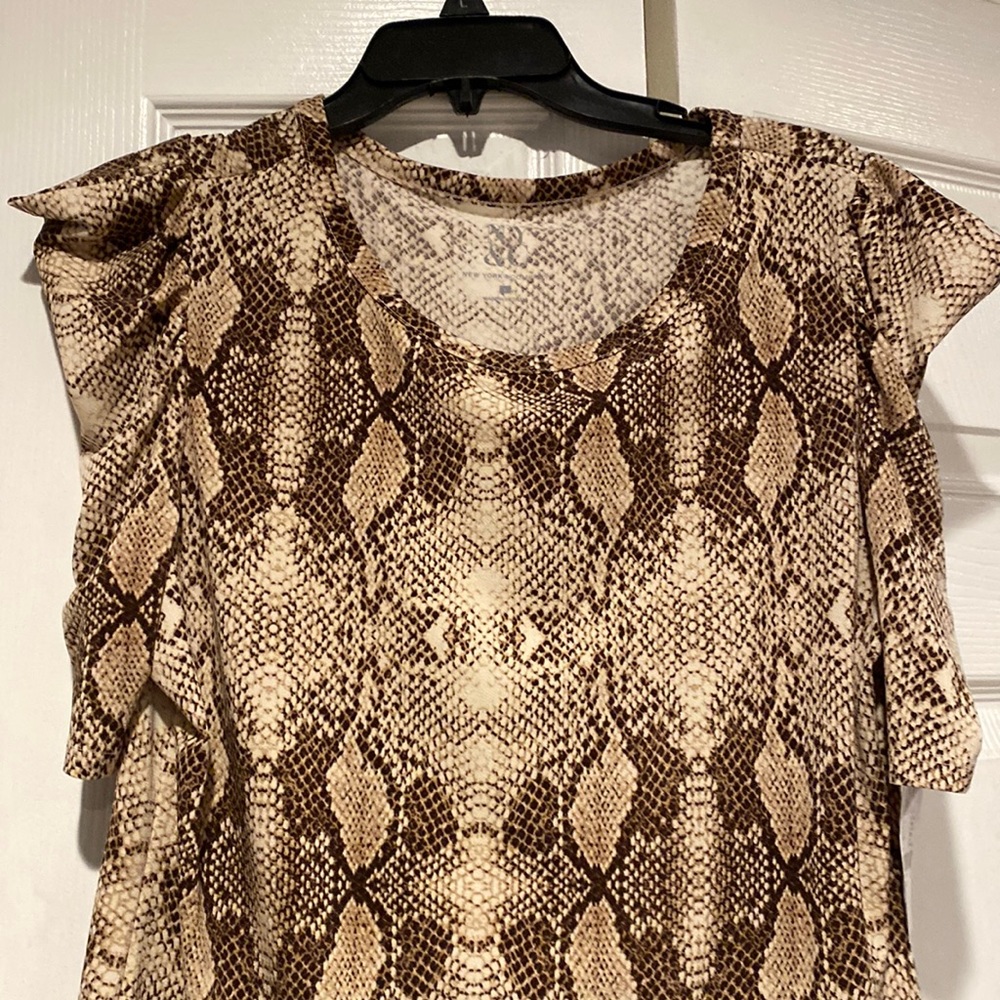 Snake Print Top Ny &co
